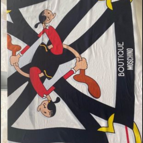 MOSCHINO
Silk Printed Square Olive Oyl
Scarf [3558 M1816] - Picture 2 of 4